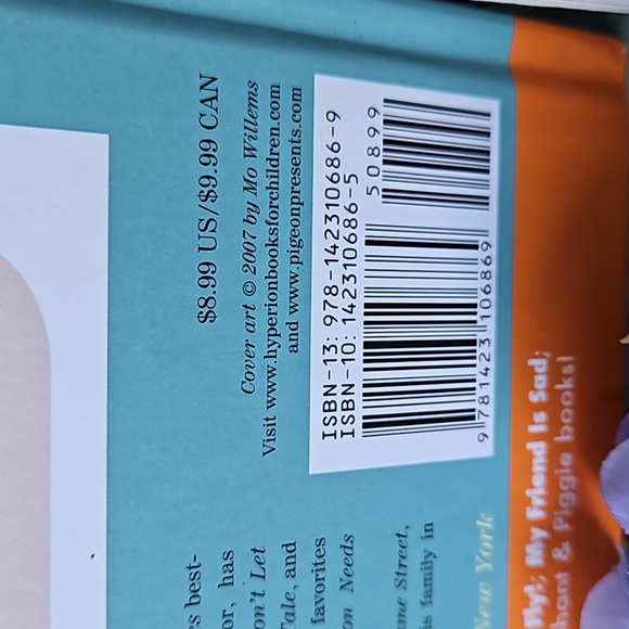 Children's 🎄Hardcover Books: The Pout Pout Fish & There is a bird on your head. - Picture 3 of 15